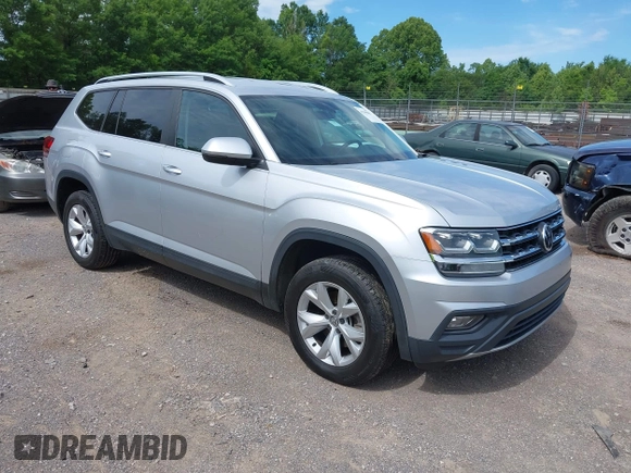 2018 Volkswagen Atlas SE with VIN 1V2DR2CAXJC521412, listed as a IAAI auction lot 42309661 with 99,045 mi miles and . Bid and sale history available at DreamBid. Image 1.