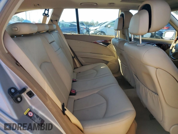 2009 Mercedes-Benz E 350 with VIN WDBUH87X09B444541, listed as a Copart auction lot 46111415 with 141,471 mi miles and Salvage Title. Bid and sale history available at DreamBid. Image 12.