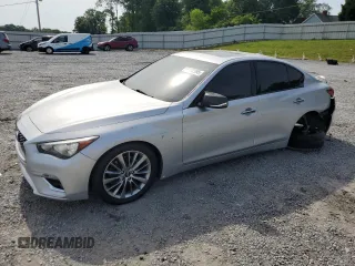 2019 Infiniti Q50 Luxe с VIN JN1EV7ARXKM559096, выставлен на аукционе Copart как лот 55152195 с пробегом 109 313 миль миль и Списание • Salvage title. История ставок и продаж доступна на DreamBid. Изображение 1.