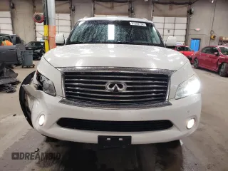 2011 Infiniti QX56 7-passenger with VIN JN8AZ2NE6B9004051, listed as a Copart auction lot 81329734 with 175,705 mi miles and Salvage Title. Bid and sale history available at carsss.com. Image 5.