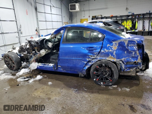 2015 Subaru WRX with VIN JF1VA1A68F9804830, listed as a Copart auction lot 43271445 with 0 mi miles and Salvage Title. Bid and sale history available at carsss.com. Image 2.