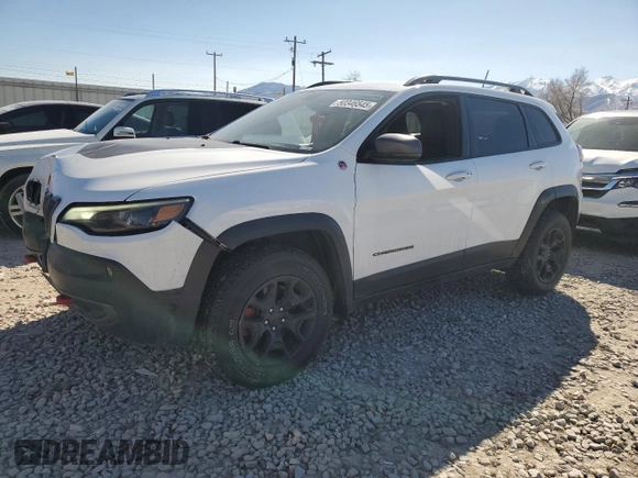 2019 Jeep Cherokee Trailhawk with VIN 1C4PJMBX7KD336494, listed as a Copart auction lot 50346545 with 69,994 mi miles and Salvage Title. Bid and sale history available at DreamBid. Image 1.