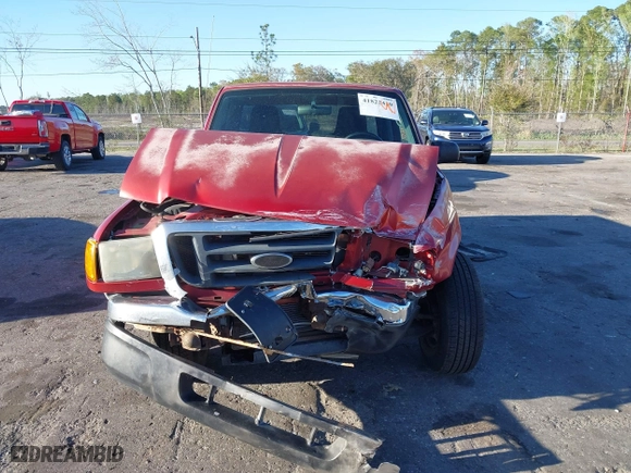 2004 Ford Ranger XL with VIN 1FTYR10D24PB63201, listed as a IAAI auction lot 41822410 with 223,571 mi miles. Bid and sale history available at carsss.com. Image 12.