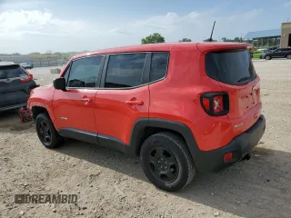 2019 Jeep Renegade Sport with VIN ZACNJBAB6KPJ88838, listed as a Copart auction lot 62315985 with 53,697 mi miles and Salvage title. Bid and sale history available at DreamBid. Image 2.