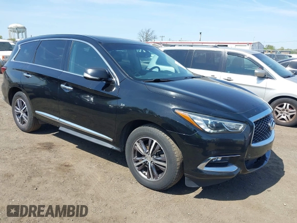 2018 Infiniti QX60 with VIN 5N1DL0MM4JC529193, listed as a IAAI auction lot 42091013 with 202,602 mi miles. Bid and sale history available at carsss.com. Image 1.