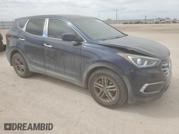 2017 Hyundai Santa Fe 2.4L with VIN 5XYZT3LB7HG489726, listed as a Copart auction lot 48418395 with 56,591 mi miles and Salvage title. Bid and sale history available at DreamBid. Image 4.