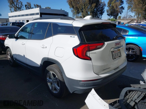 2019 GMC Terrain SLE z VIN 3GKALMEV3KL252472, wystawiony jako IAAI lot #41924804 z przebiegiem 84 412 mil mil oraz . Historia ofert i sprzedaży dostępna na DreamBid. Obrazek 3.