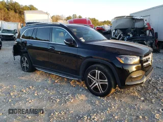 2021 Mercedes-Benz GLS 450 with VIN 4JGFF5KE0MA434252, listed as a Copart auction lot 44054854 with 79,043 mi miles and Salvage Title. Bid and sale history available at DreamBid. Image 4.