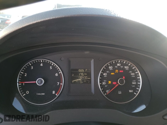 2014 Volkswagen Jetta Sedan SE w/Connectivity with VIN 3VWD07AJ7EM411432, listed as a Copart auction lot 43646655 with 138,430 mi miles and Salvage Title. Bid and sale history available at carsss.com. Image 9.