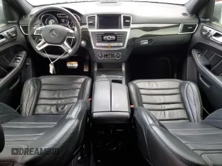 2015 Mercedes-Benz M 63 AMG with VIN 4JGDA7EB7FA504173, listed as a Copart auction lot 47596605 with 114,001 mi miles and Salvage Title. Bid and sale history available at carsss.com. Image 8.