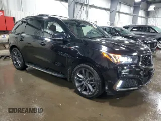 2020 Acura MDX Technology with VIN 5J8YD4H0XLL025351, listed as a Copart auction lot 48873715 with 105,748 mi miles and Salvage title. Bid and sale history available at DreamBid. Image 4.