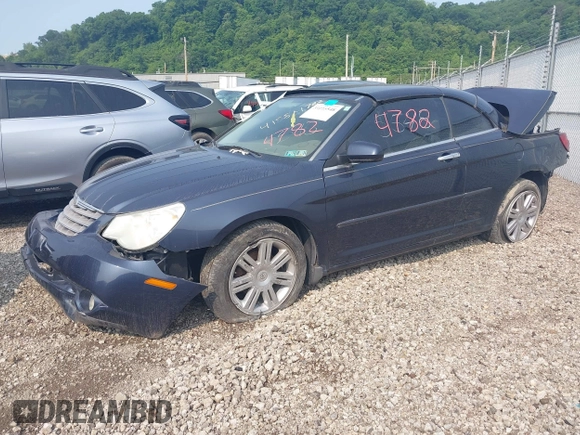 2008 Chrysler Sebring Limited z VIN 1C3LC65M18N635296, wystawiony jako IAAI lot #41584782 z przebiegiem Nie podano mil oraz . Historia ofert i sprzedaży dostępna na DreamBid. Obrazek 2.