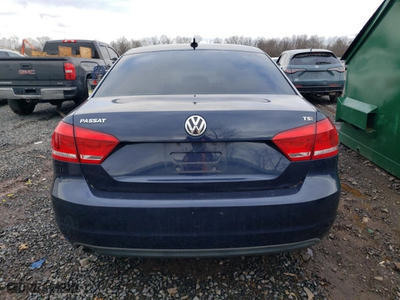 2014 Volkswagen Passat Wolfsburg Ed with VIN 1VWAT7A34EC027007, listed as a Copart auction lot 48334085 with 900,070 mi miles and Clean Title. Bid and sale history available at carsss.com. Image 6.