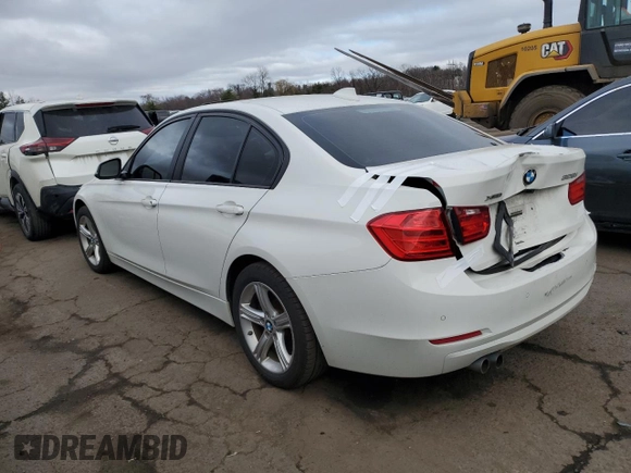 2015 BMW 3 Series 328i xDrive with VIN WBA3B5G56FNS15767, listed as a Copart auction lot 48920595 with 167,825 mi miles and Salvage Title. Bid and sale history available at carsss.com. Image 2.