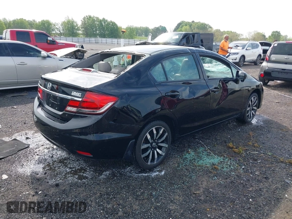 2015 Honda Civic EX-L z VIN 2HGFB2F92FH518655, wystawiony jako IAAI lot #41996257 z przebiegiem 74 439 mil mil oraz . Historia ofert i sprzedaży dostępna na DreamBid. Obrazek 4.