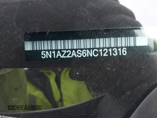 2022 Nissan Murano S z VIN 5N1AZ2AS6NC121316, wystawiony jako IAAI lot #41910427 z przebiegiem 50 212 mil mil oraz . Historia ofert i sprzedaży dostępna na DreamBid. Obrazek 9.
