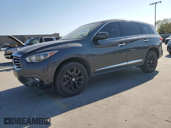 2013 Infiniti JX35 with VIN 5N1AL0MN8DC317994, listed as a Copart auction lot 76059494 with 164,953 mi miles and Clean Title. Bid and sale history available at carsss.com. Image 1.