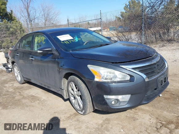 2013 Nissan Altima SV with VIN 1N4AL3AP0DN489975, listed as a IAAI auction lot 41797596 with 171,151 mi miles and . Bid and sale history available at carsss.com. Image 1.