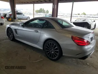 2018 Mercedes-Benz SL 550 with VIN WDDJK7DA5JF054120, listed as a Copart auction lot 61228535 with 50,742 mi miles and Salvage title. Bid and sale history available at DreamBid. Image 2.