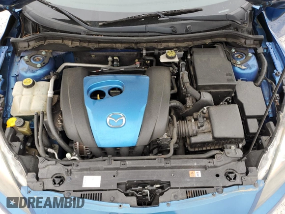 2012 Mazda Mazda3 i Touring with VIN JM1BL1L77C1679746, listed as a Copart auction lot 52483775 with 127,089 mi miles and Salvage Title. Bid and sale history available at carsss.com. Image 11.