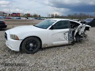2014 Dodge Charger Police with VIN 2C3CDXAG6EH108362, listed as a Copart auction lot 53784575 with 89,815 mi miles and Salvage Title. Bid and sale history available at DreamBid. Image 1.