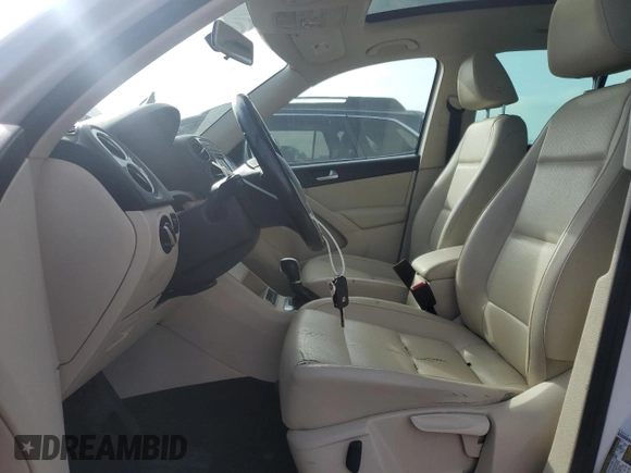 2012 Volkswagen Tiguan SE with VIN WVGAV7AX6CW555896, listed as a Copart auction lot 46454225 with 150,633 mi miles and Salvage Title. Bid and sale history available at DreamBid. Image 7.