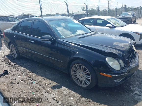 2008 Mercedes-Benz E Luxury 3.5L with VIN WDBUF56X58B275024, listed as a IAAI auction lot 41918611 with 149,256 mi miles. Bid and sale history available at carsss.com. Image 1.
