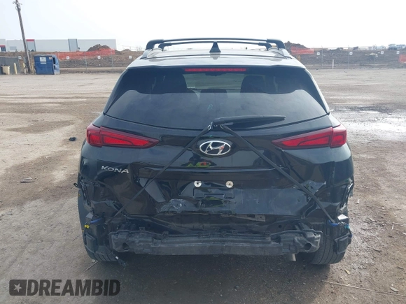 2022 Hyundai Kona SEL with VIN KM8K32AB8NU926993, listed as a IAAI auction lot 41705741 with 34,600 mi miles. Bid and sale history available at carsss.com. Image 16.