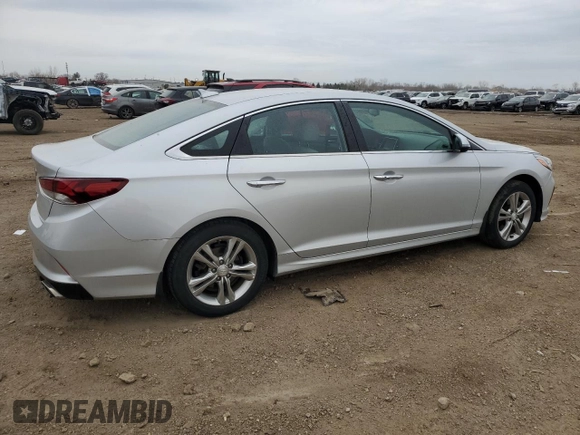 2019 Hyundai Sonata SEL with VIN 5NPE34AF0KH809401, listed as a Copart auction lot 50633645 with 29,970 mi miles and Salvage Title. Bid and sale history available at DreamBid. Image 3.