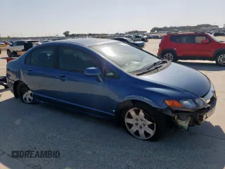 2011 Honda Civic LX with VIN 19XFA1F55BE039256, listed as a Copart auction lot 52172775 with 138,188 mi miles and Salvage Title. Bid and sale history available at DreamBid. Image 4.