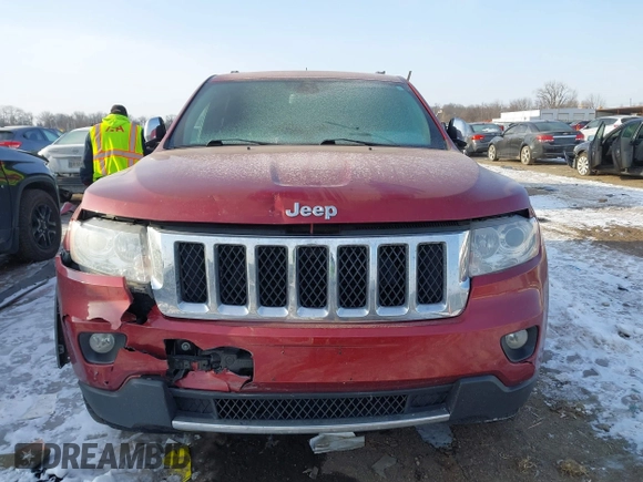 2013 Jeep Grand Cherokee Overland with VIN 1C4RJFCT3DC543862, listed as a IAAI auction lot 41370366 with 65,978 mi miles. Bid and sale history available at carsss.com. Image 12.
