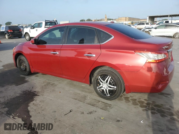 2013 Nissan Sentra FE+ S with VIN 3N1AB7AP2DL621741, listed as a Copart auction lot 65613744 with Not Provided miles and Salvage Title. Bid and sale history available at DreamBid. Image 2.
