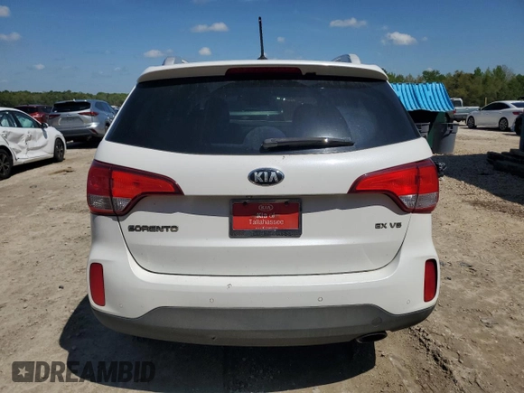2015 Kia Sorento EX with VIN 5XYKU4A74FG636035, listed as a Copart auction lot 51420315 with 109,804 mi miles and Salvage Title. Bid and sale history available at carsss.com. Image 6.