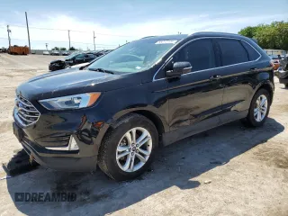 2019 Ford Edge SEL z VIN 2FMPK3J9XKBC19570, wystawiony jako Copart lot #55272125 z przebiegiem 69 602 mil mil oraz Szkoda całkowita • Salvage title. Historia ofert i sprzedaży dostępna na DreamBid. Obrazek 1.