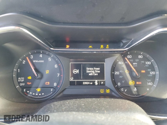 2023 Chevrolet TrailBlazer LT with VIN KL79MPSLXPB118337, listed as a Copart auction lot 43477104 with 22,624 mi miles and . Bid and sale history available at DreamBid. Image 9.