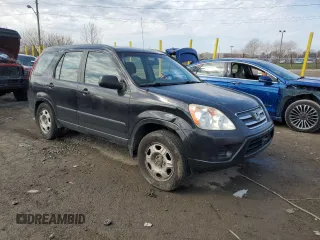 2006 Honda CR-V LX with VIN JHLRD68526C004527, listed as a Copart auction lot 51016035 with 240,494 mi miles and Salvage Title. Bid and sale history available at DreamBid. Image 4.