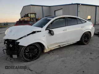 2024 Mercedes-Benz GLE 53 AMG with VIN 4JGFD6BB1RB011635, listed as a Copart auction lot 88586515 with 20,313 mi miles and Salvage title. Bid and sale history available at DreamBid. Image 1.