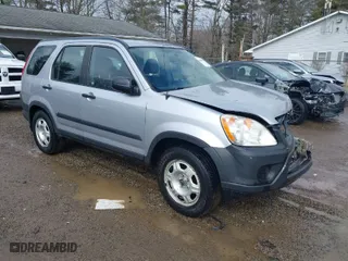 2005 Honda CR-V LX with VIN JHLRD78535C042479, listed as a IAAI auction lot 41682963 with 216,777 mi miles. Bid and sale history available at carsss.com. Image 1.