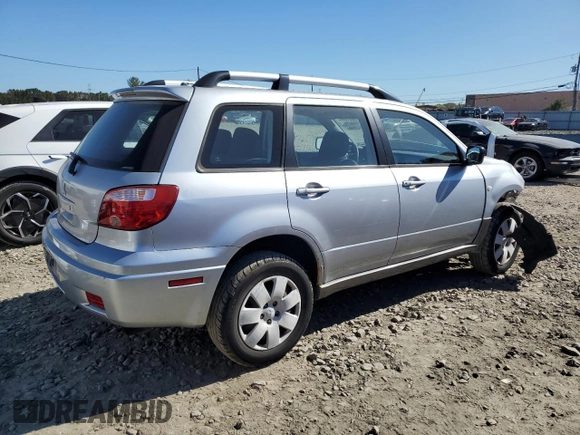 2005 Mitsubishi Outlander LS z VIN JA4LZ31F55U049938, wystawiony jako Copart lot #75691644 z przebiegiem 113 518 mil mil oraz Szkoda całkowita • Salvage title. Historia ofert i sprzedaży dostępna na DreamBid. Obrazek 3.