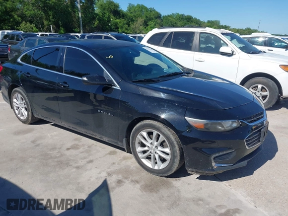 2018 Chevrolet Malibu LT with VIN 1G1ZD5ST2JF135052, listed as a IAAI auction lot 42088820 with 114,547 mi miles. Bid and sale history available at carsss.com. Image 1.