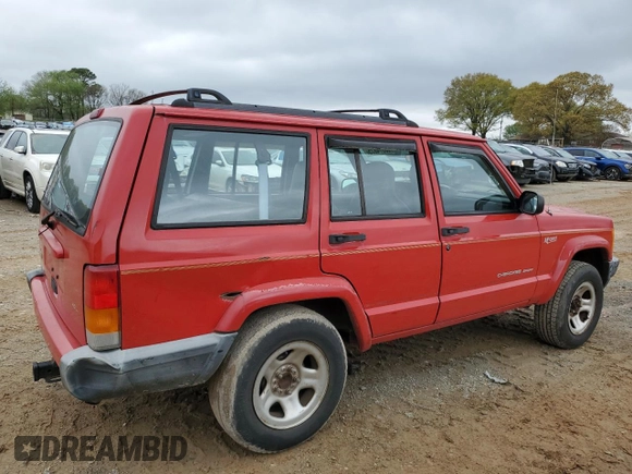1999 Jeep Cherokee Sport with VIN 1J4FT68S2XL580915, listed as a Copart auction lot 50374875 with 286,276 mi miles and Salvage Title. Bid and sale history available at carsss.com. Image 3.