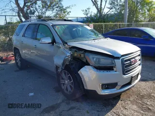 2015 GMC Acadia SLT z VIN 1GKKRRKD6FJ116331, wystawiony jako IAAI lot #41896169 z przebiegiem 231 219 mil mil oraz . Historia ofert i sprzedaży dostępna na DreamBid. Obrazek 6.