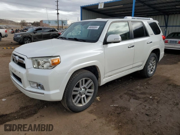 2010 Toyota 4Runner Trail with VIN JTEBU5JR5A5026567, listed as a Copart auction lot 86656934 with 275,261 mi miles and Clean Title. Bid and sale history available at DreamBid. Image 1.