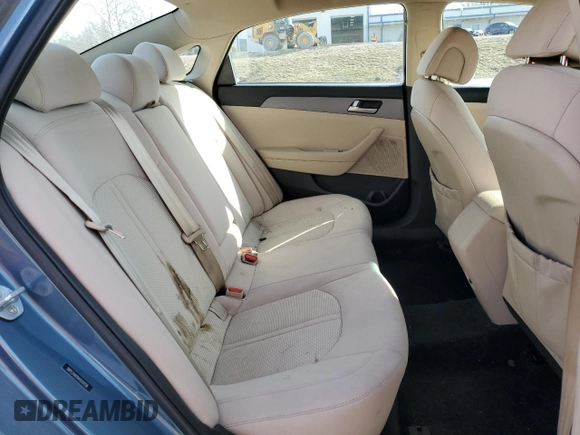 2017 Hyundai Sonata 2.4L with VIN 5NPE24AF6HH519756, listed as a Copart auction lot 43437625 with 98,397 mi miles and Salvage Title. Bid and sale history available at carsss.com. Image 10.