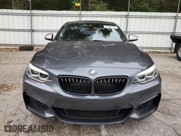 2019 BMW 2 Series M240i with VIN WBA2J5C50KVC07696, listed as a Copart auction lot 73926844 with 30,942 mi miles and Salvage Title. Bid and sale history available at DreamBid. Image 5.