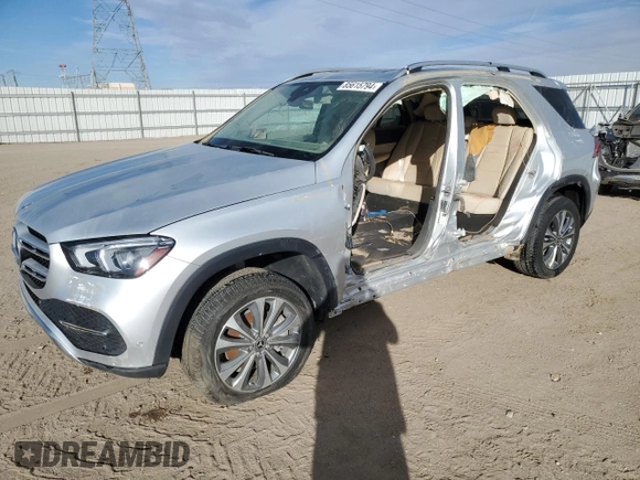 2021 Mercedes-Benz GLE 350 with VIN 4JGFB4JB3MA327449, listed as a Copart auction lot 85615794 with 7 mi miles and Clean title. Bid and sale history available at DreamBid. Image 1.