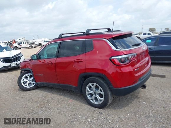 2025 Jeep Compass Latitude с VIN 3C4NJDBN8ST515983, выставлен на аукционе IAAI как лот 42172656 с пробегом 2 836 миль миль и . История ставок и продаж доступна на DreamBid. Изображение 14.
