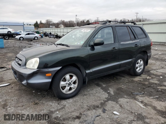 2006 Hyundai Santa Fe GLS with VIN KM8SC13D06U104943, listed as a Copart auction lot 78827563 with 147,793 mi miles and Clean Title. Bid and sale history available at carsss.com. Image 1.