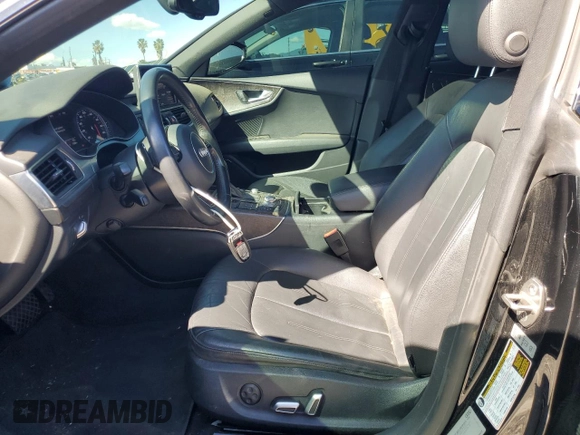 2017 Audi A7 Premium Plus with VIN WAUW2AFCXHN014320, listed as a Copart auction lot 44638995 with 71,589 mi miles and Salvage title. Bid and sale history available at DreamBid. Image 7.
