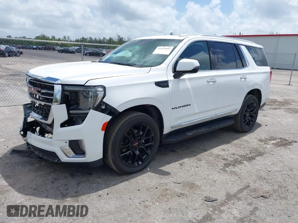 2022 GMC Yukon SLT with VIN 1GKS1BKD4NR178230, listed as a IAAI auction lot 41943095 with 41,421 mi miles. Bid and sale history available at carsss.com. Image 2.